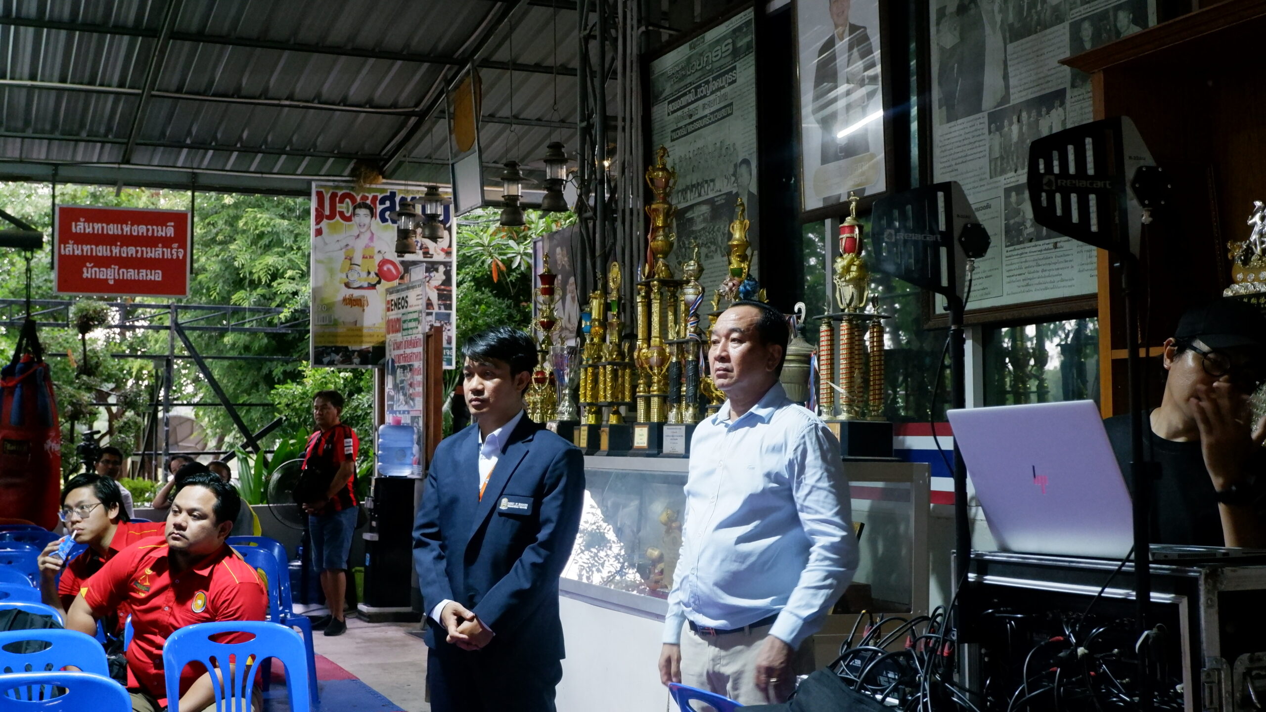 ค่ายมวยดาบรันสารคาม จัดซอฟต์เพาเวอร์มวยไทยให้การประชุมวิชาการนานาชาติ อาเซียน 7 ชาติได้ชม